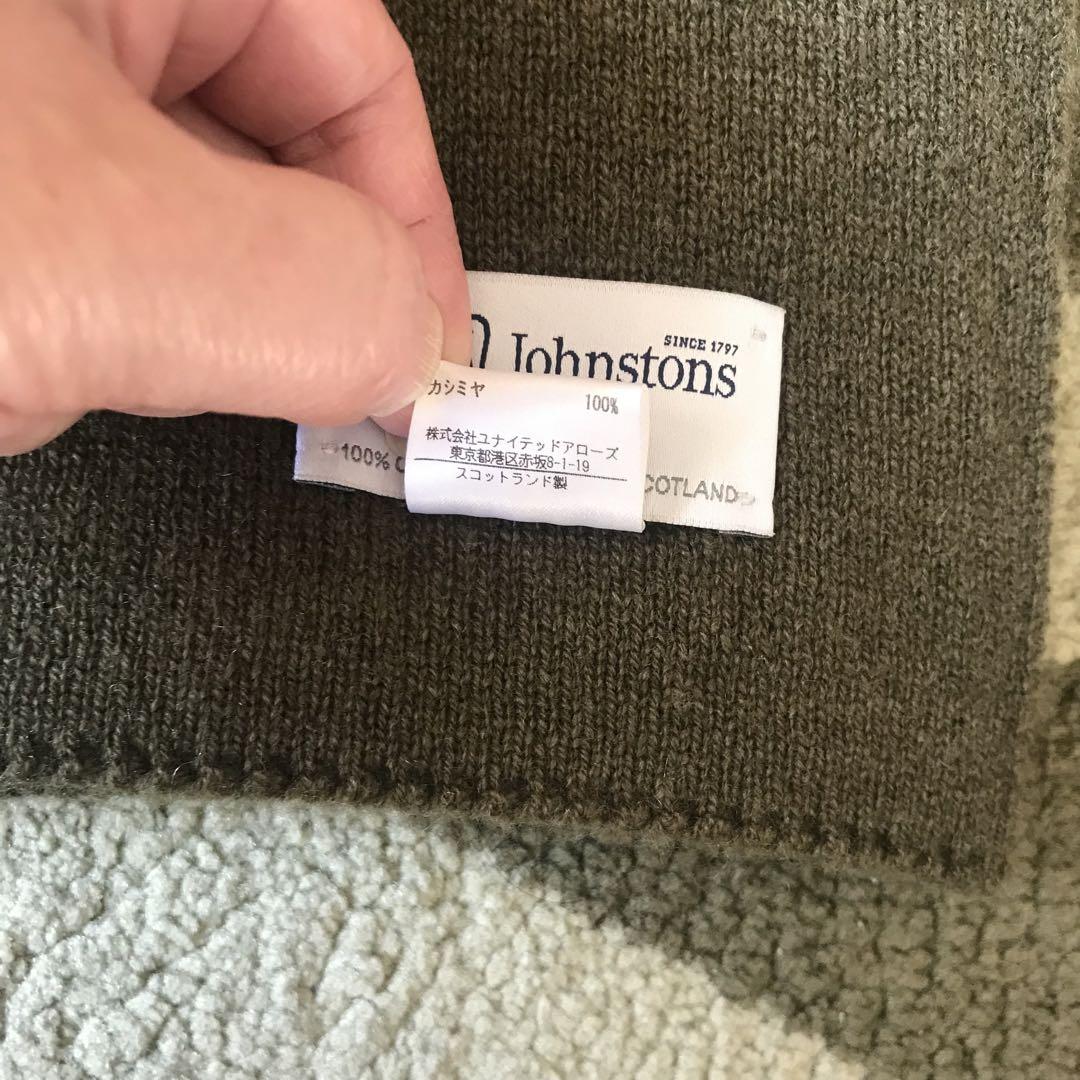 JOHNSTONS OF ELGIN マフラー　カシミヤ