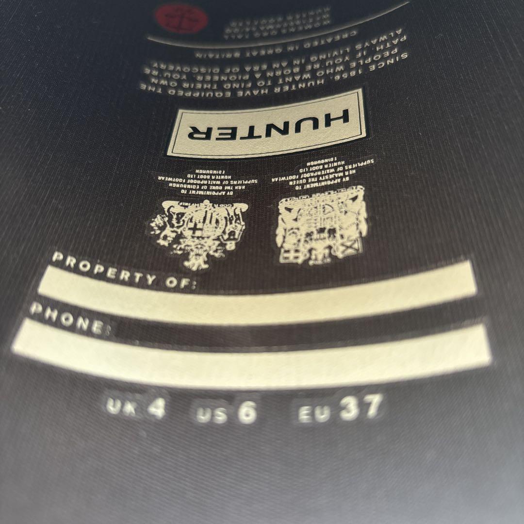 HUNTER 長靴 UK 4 / US 6 / EU 37