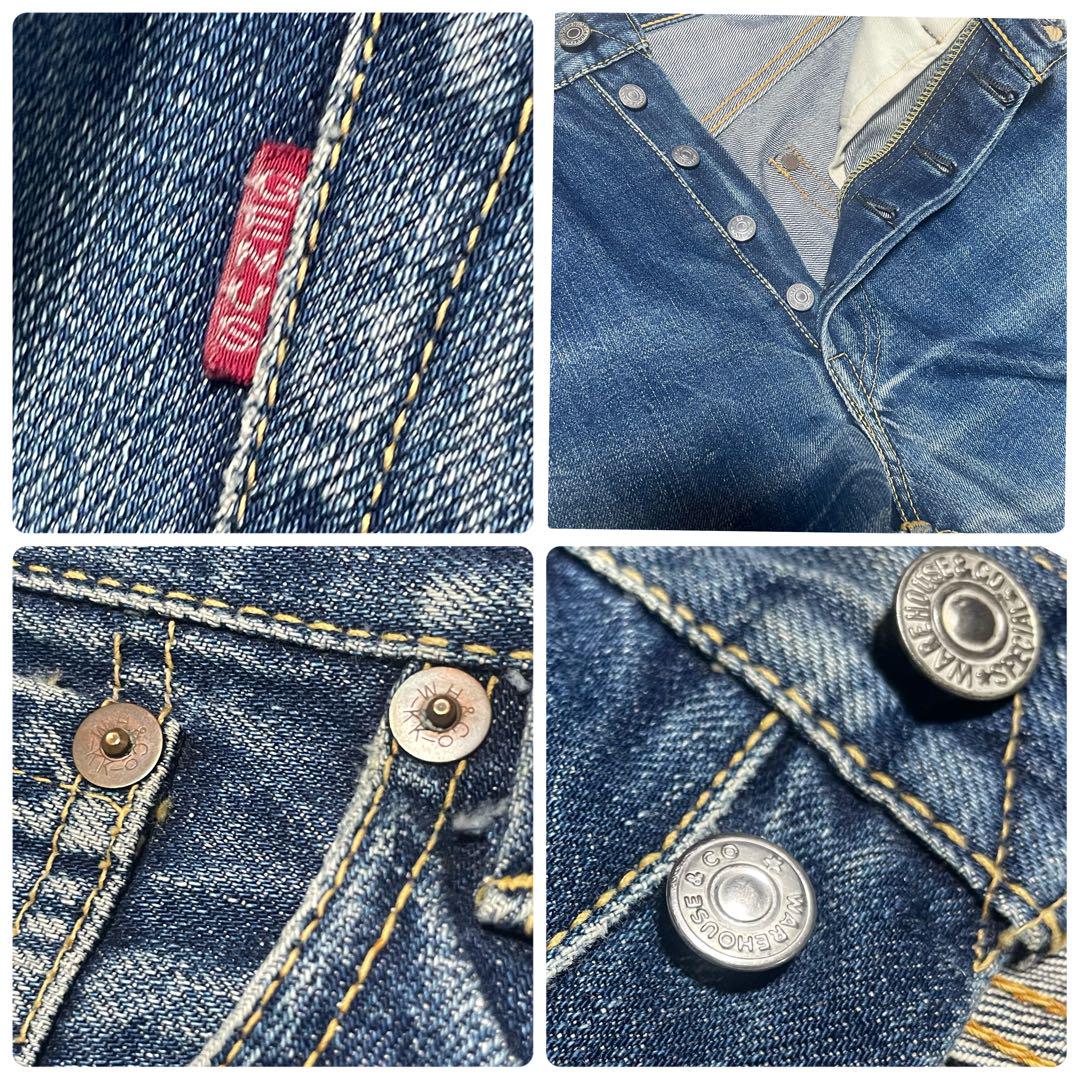 WAREHOUSE ウエアハウス1001XX 初期パッチ 牛パッチ