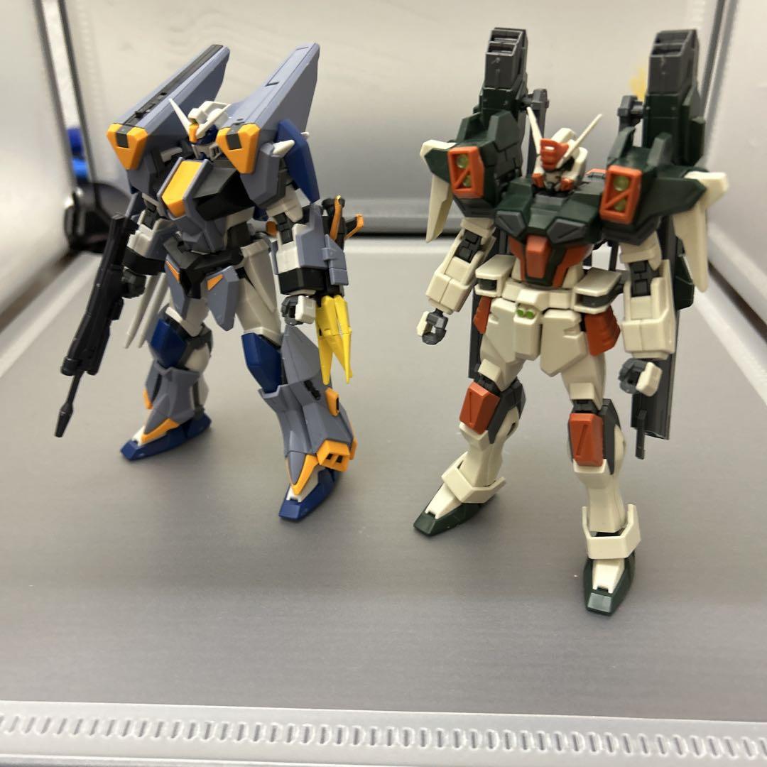 HG ブリッツデュエルガンダム+ライトニングバスターガンダムセット　完成品 5,000円