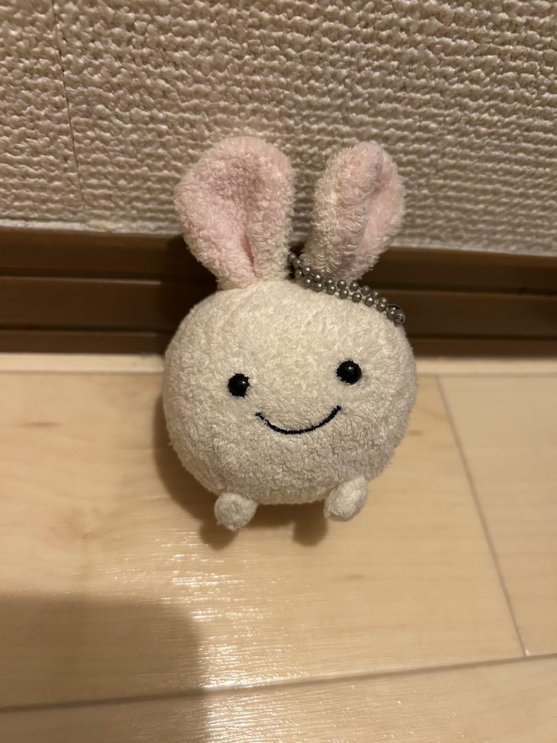 レトロ　シナダ　SHINADA うさぎ　マスコット　ぬいぐるみ　ボールチェーン
