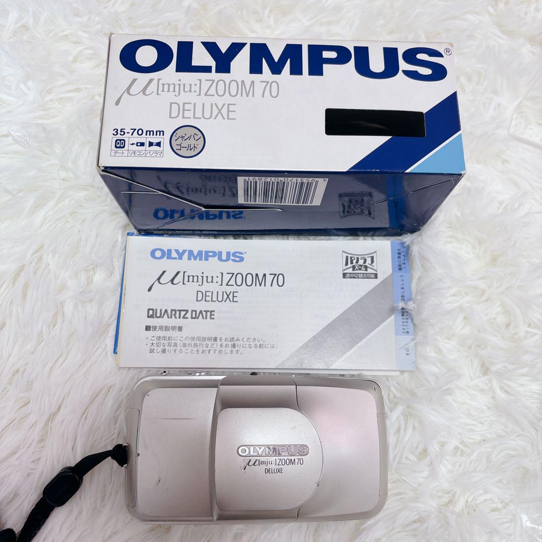 ❁完動品❁OLYMPUS オリンパス μ mju ZOOM 70 フィルムカメラ