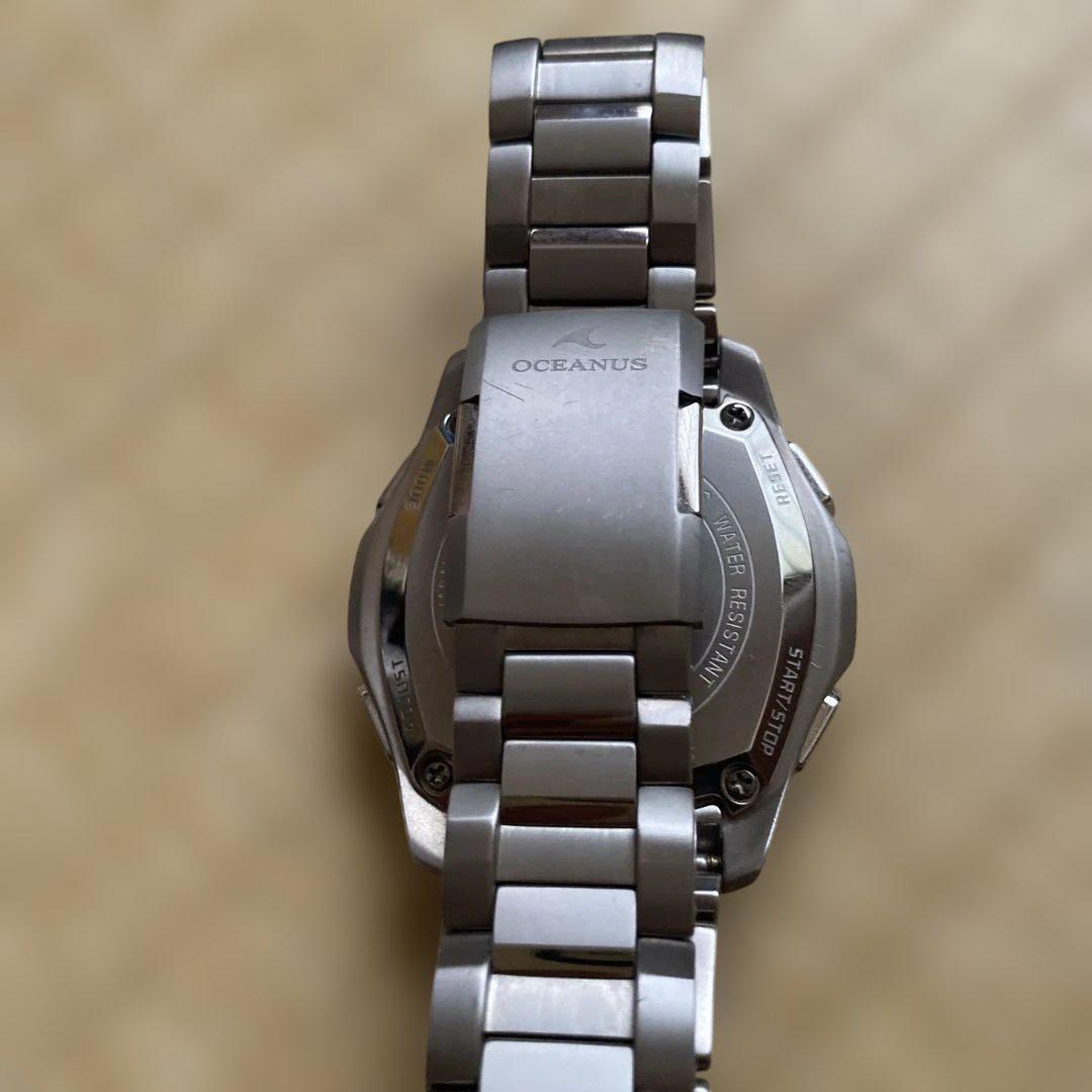 OCEANUS OCW-M800電波 ソーラー時計
