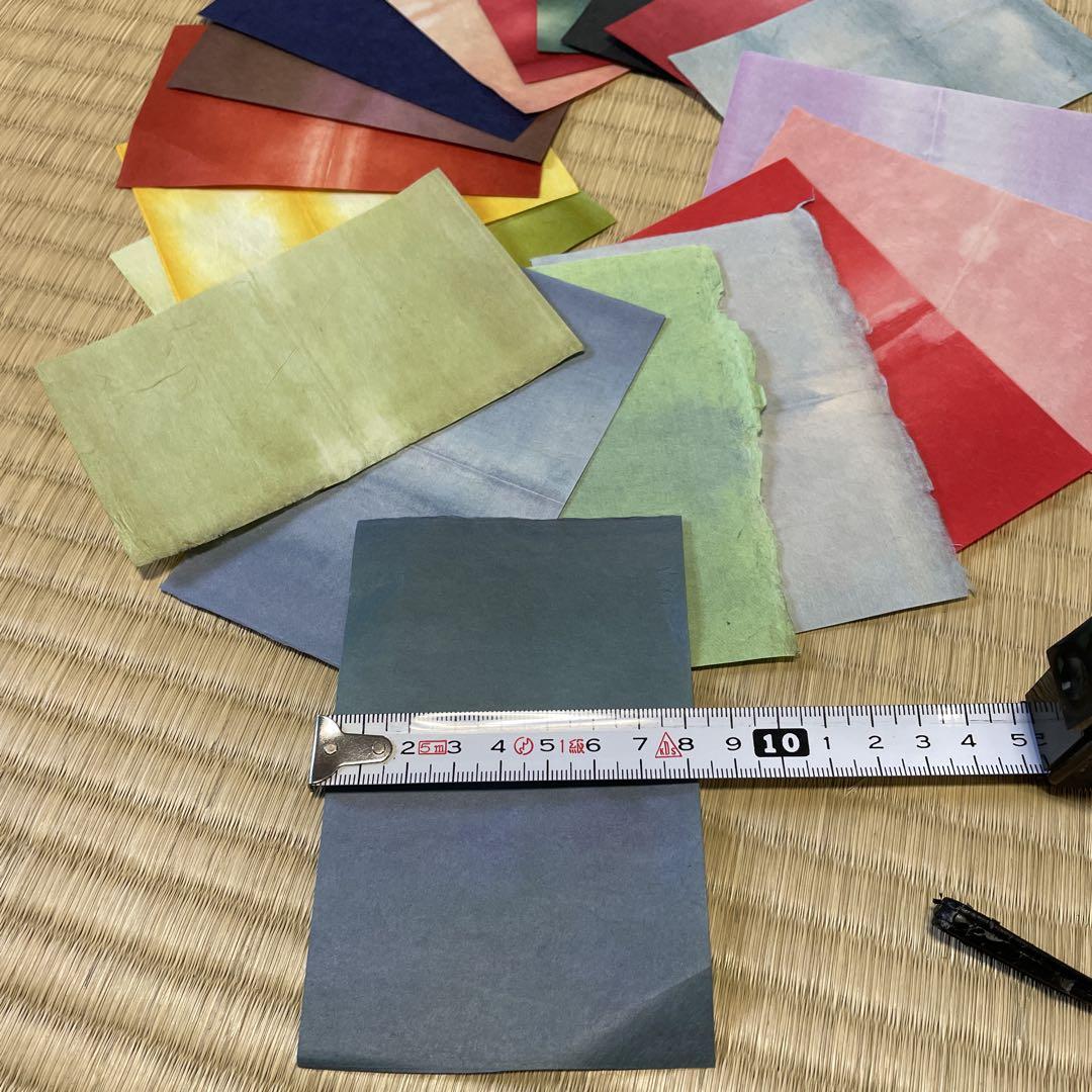 【まとめ売り】和紙　ちぎり絵　しゅんこう　80種類以上の和紙