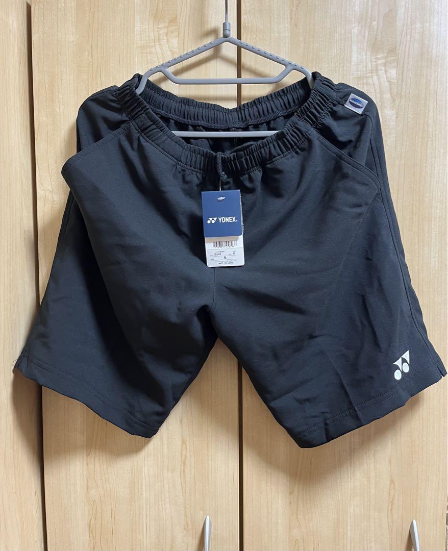 YONEX ピンク TシャツLサイズ & 黒 ショートパンツMサイズセット
