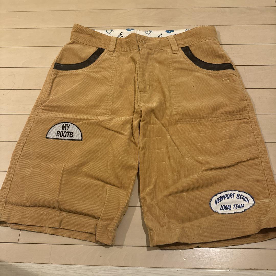 OP オーシャンパシフィック コーデュロイハーフパンツ