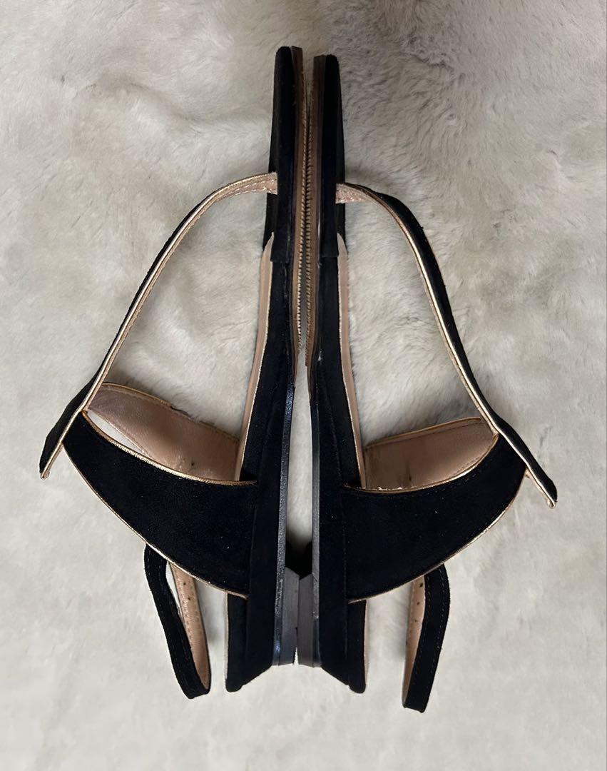 未使用品】FABIO RUSCONI/トングサンダル/size37/黒 - メルカリ