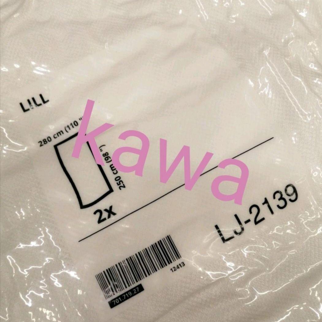 IKEAレースカーテンLILL リル1組, ホワイト280x250cm - メルカリ IKEAレースカーテンLILL リル1組, ホワイト280x250cm - メルカリ