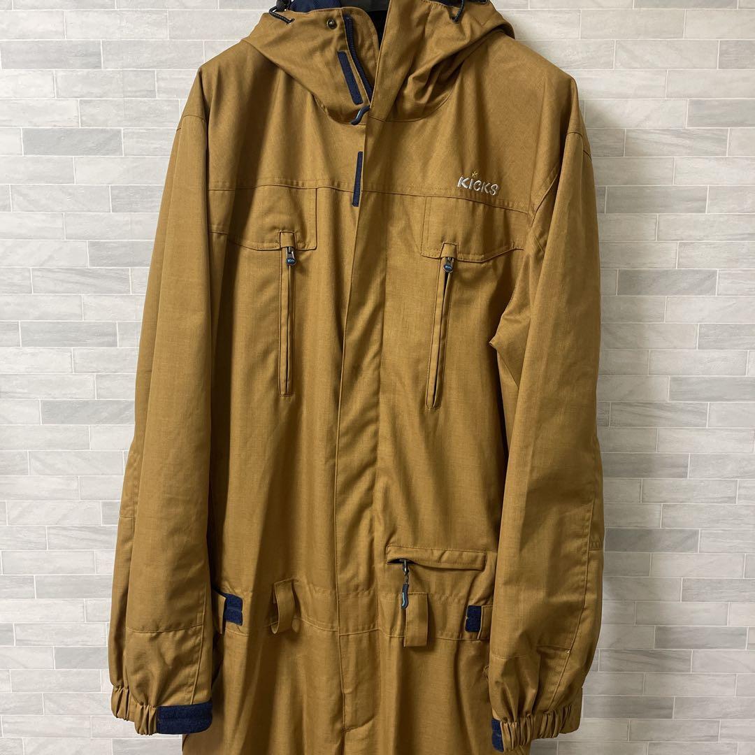 KICKSスノーボードウェア Lサイズ ブラウン