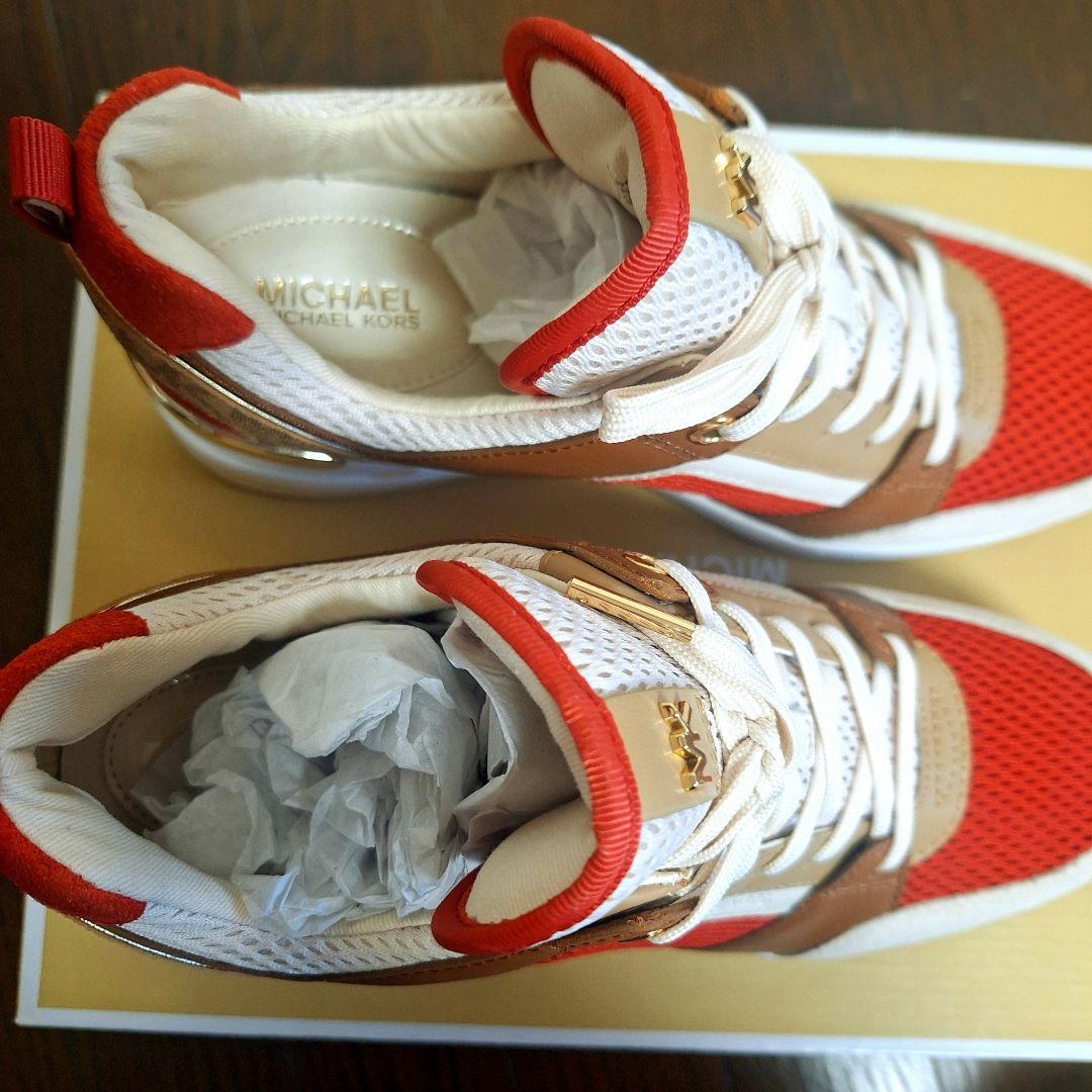 赤×茶 23.5㎝23.5cm・MICHAEL