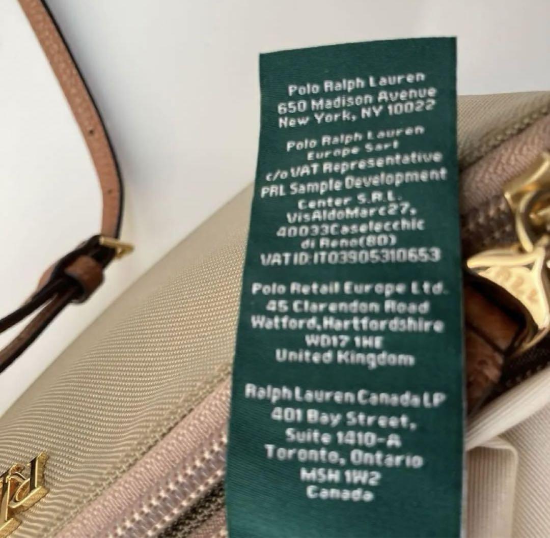 Ralph Lauren ショルダーバッグ レディース　ベージュ【未使用】