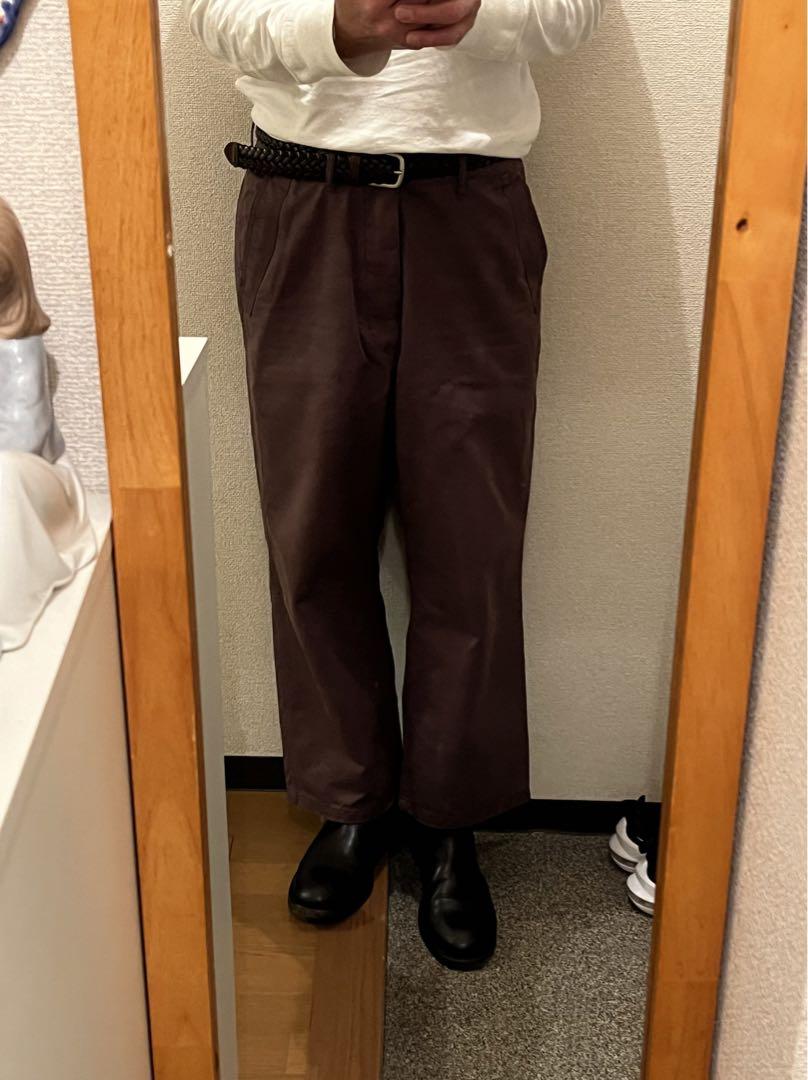 PHIGVEL フィグベル　ワークパンツ　シンチバック