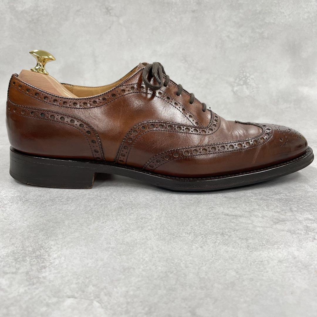 着用数回　CHURCH'S　CHETWYND　65F　ウォルナット ○ Church s chetwynd ウイングチップ ウォルナットUK6F
