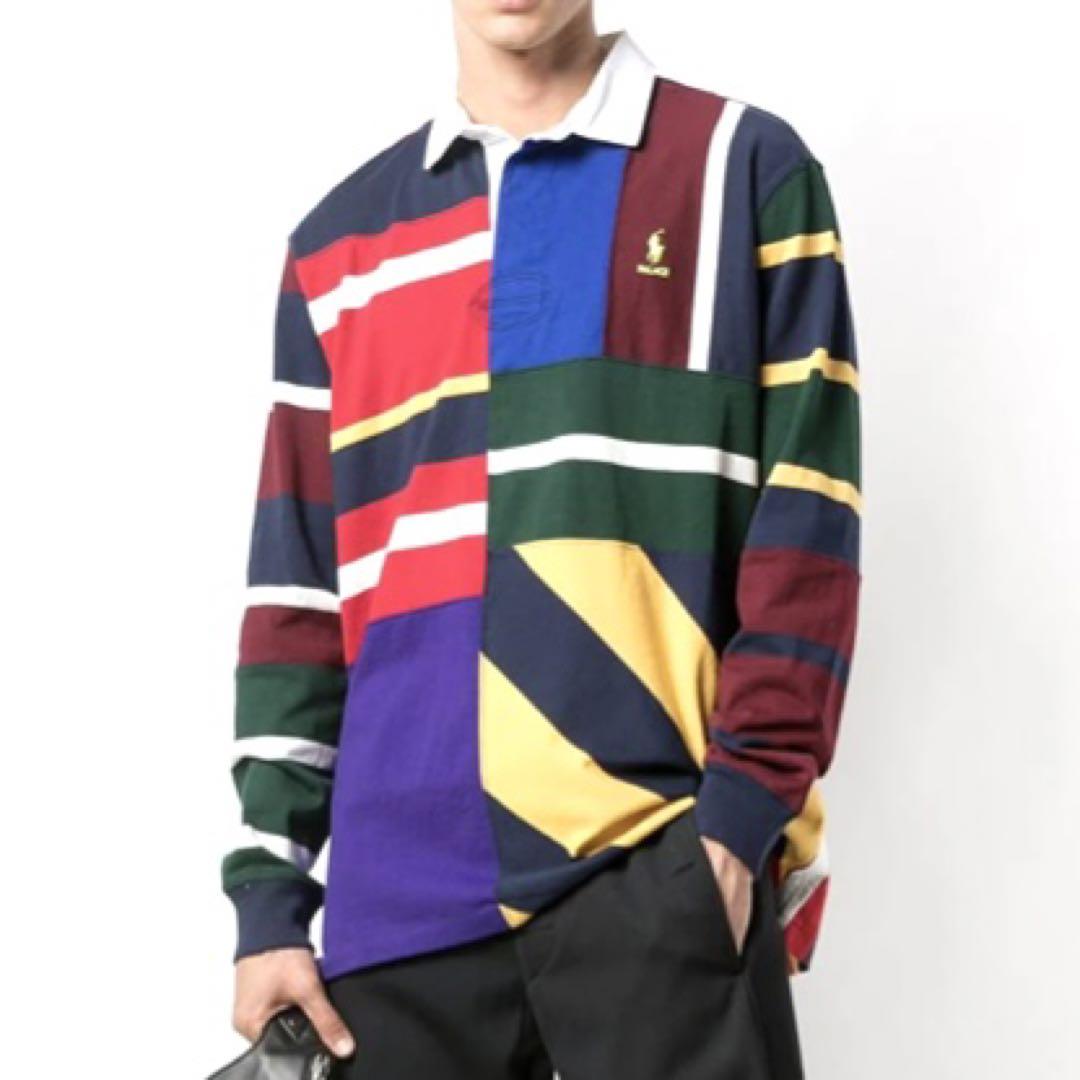 [PALACE×RALPH LAUREN] PIECED RUGBY MULTI