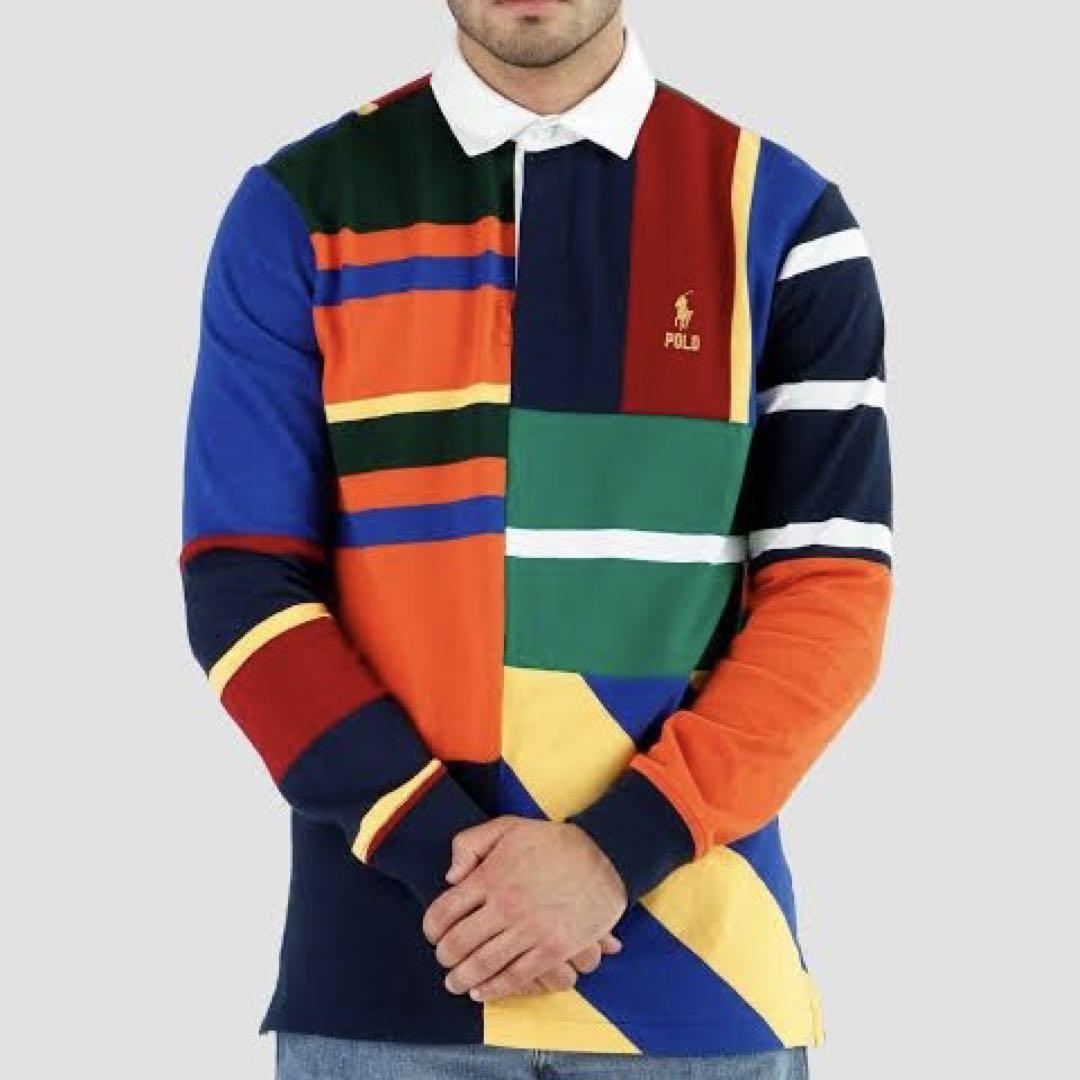 [PALACE×RALPH LAUREN] PIECED RUGBY MULTI