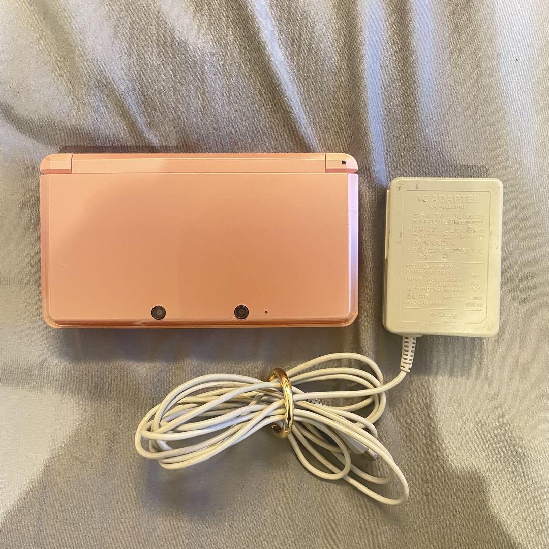ニンテンドー3DS 本体 ピンク 充電器付き ジャンク