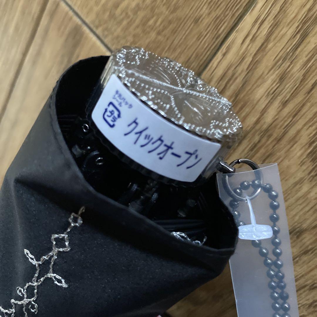 新品 アナスイ 折りたたみ傘 晴雨兼用 クィックオープン UV100