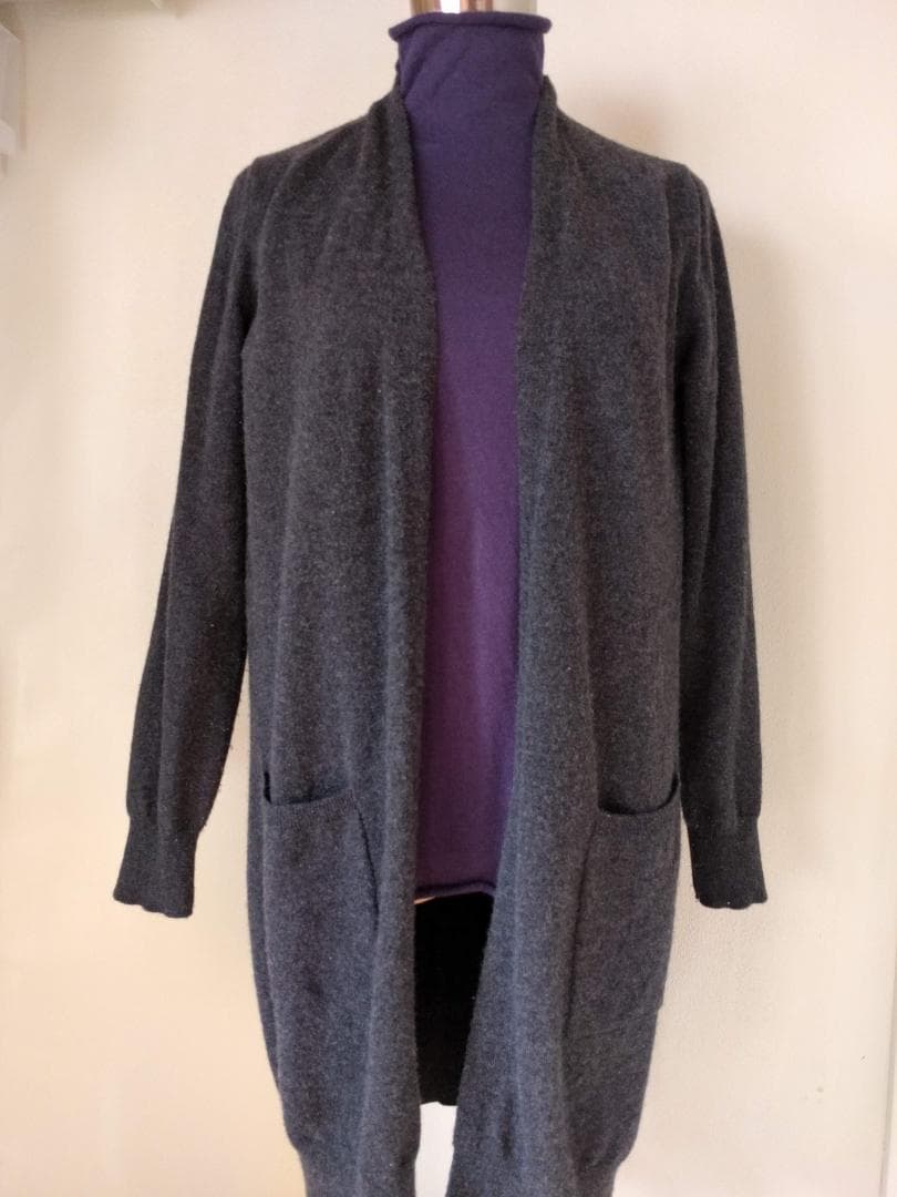 オンワード樫山 23区 カシミヤ混カーディガン ロング Mサイズ