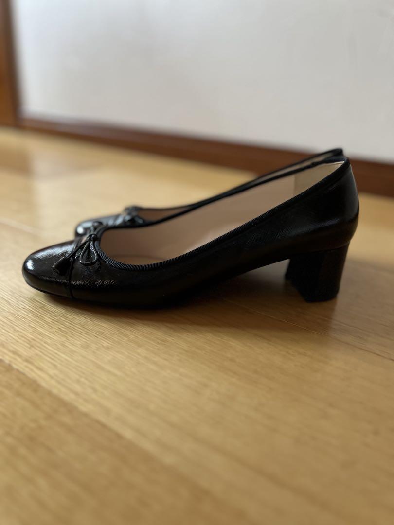 【美品】PRADA ブラック フラットシューズ
