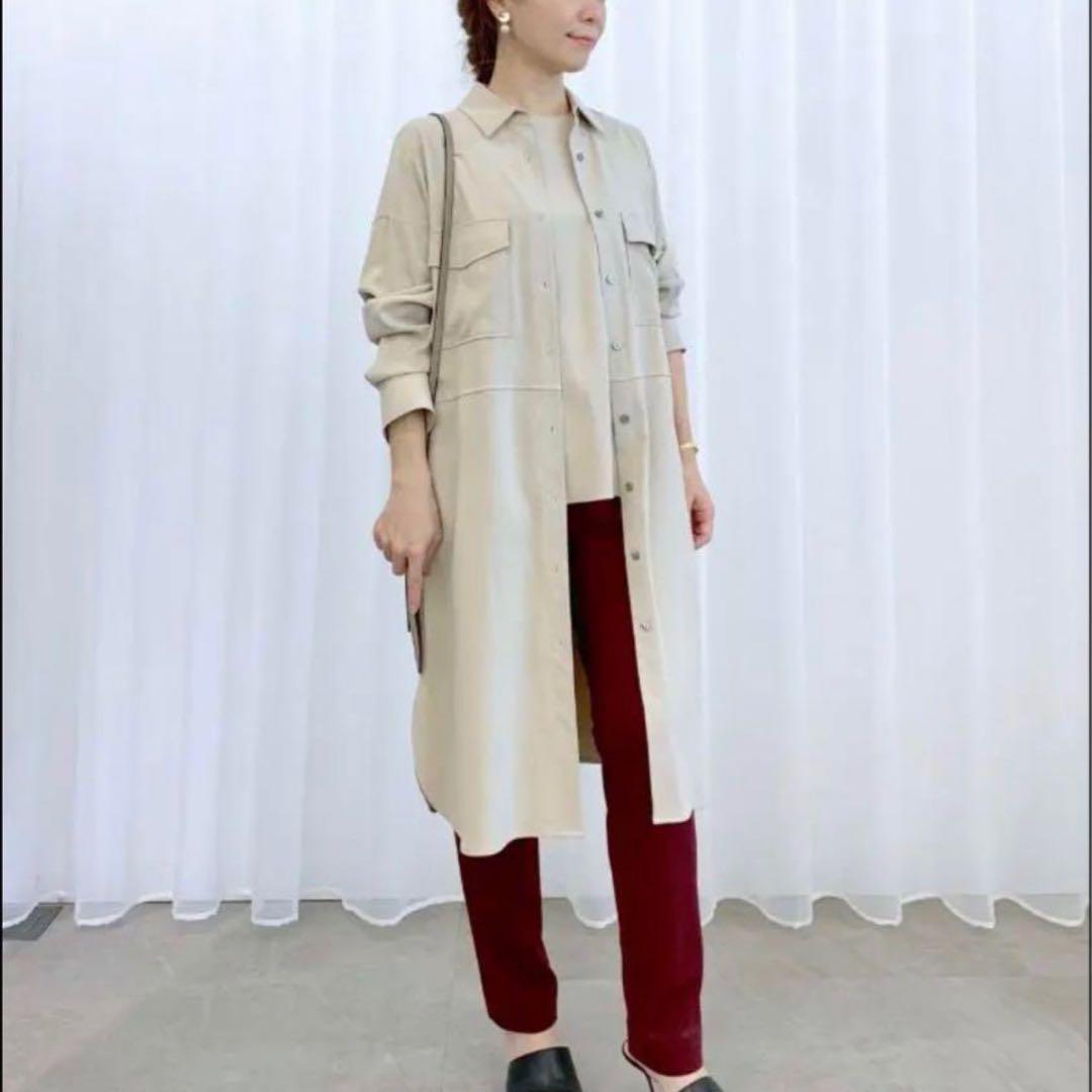 theory luxe✨BARENA LIFESTYLE シルク ワンピース 美品】 セオリーリュクス シルク チュニックシャツ ワンピース