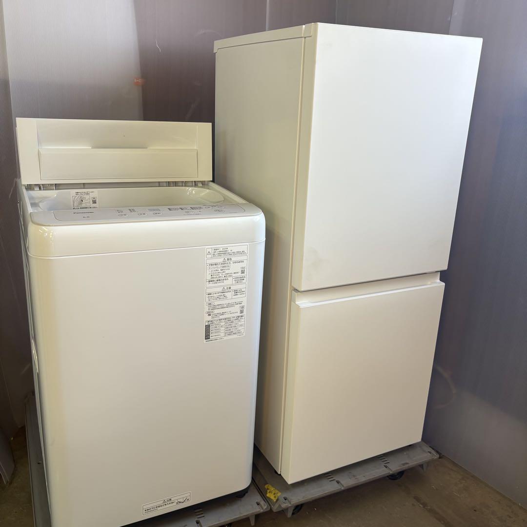 2025年製セット Panasonic 洗濯機 冷蔵庫 埼玉県東京都送料無料