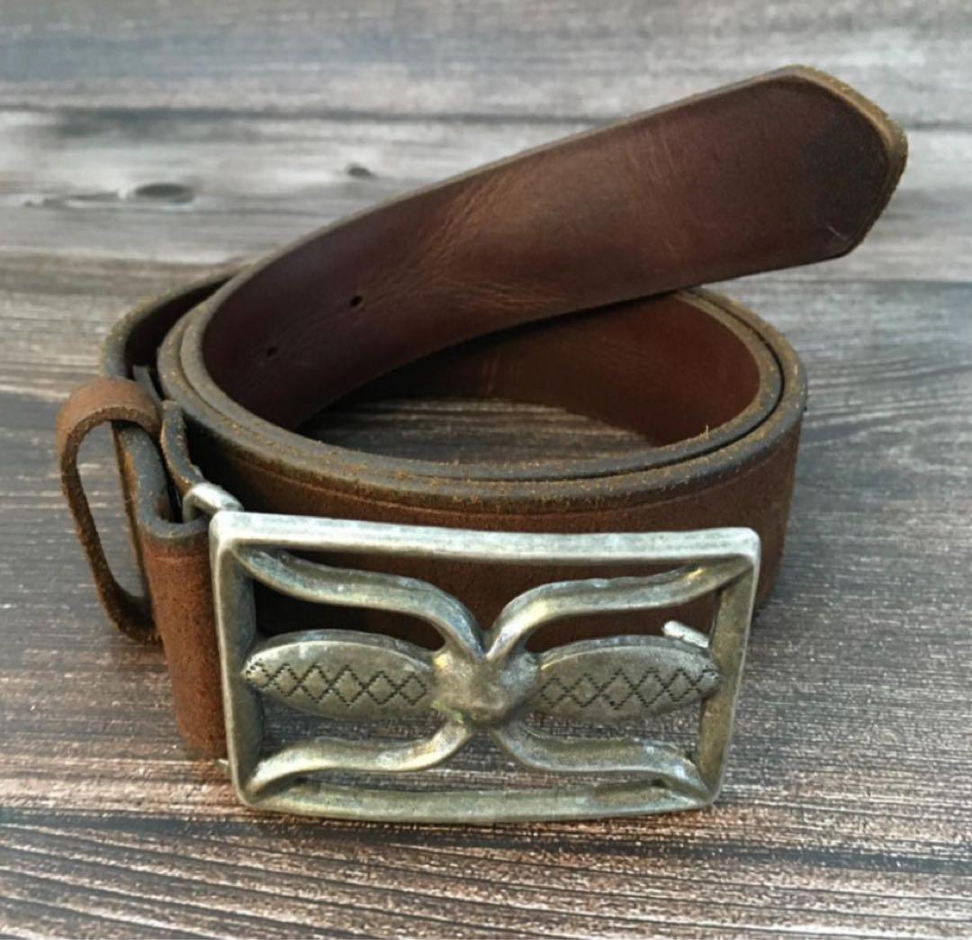 Double RL RALPH LAUREN 本革ベルト ブラウン32