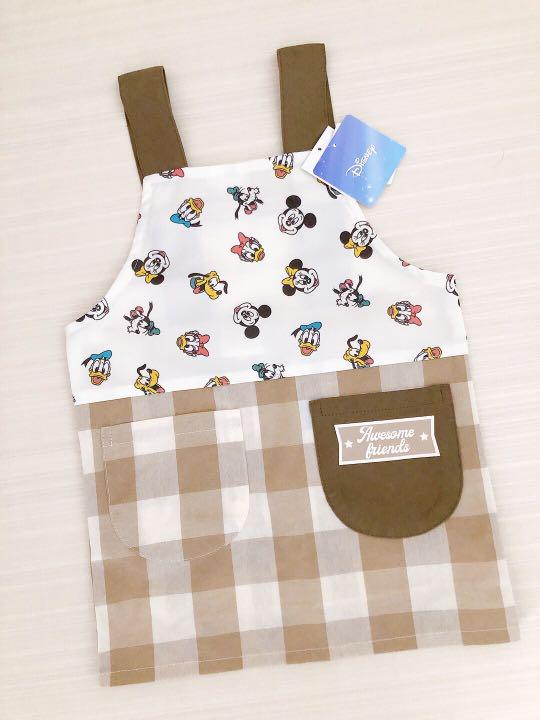 100 品質 子供用エプロン グーフィー ディズニー エプロン