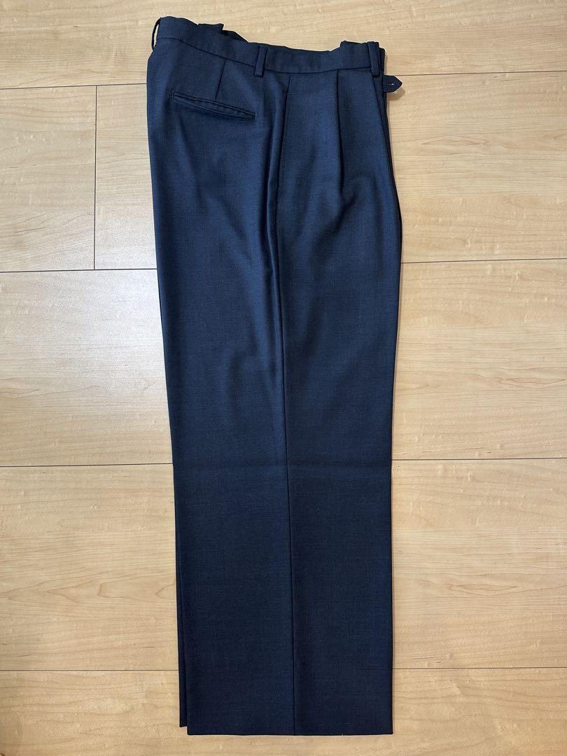【LE /エルイー】WIDE 2TUCK WOOL PANTS 画像3