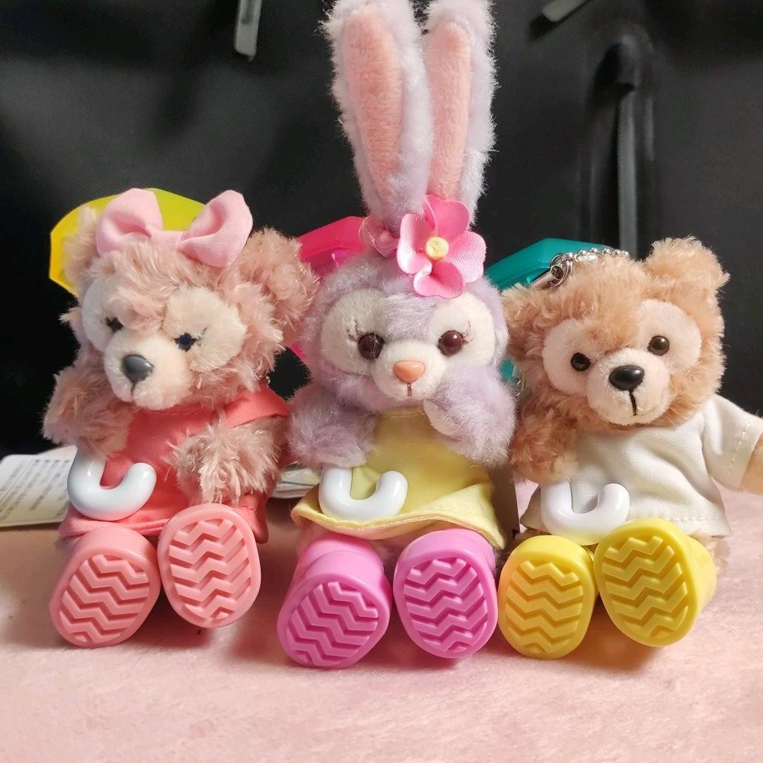 ステラルー ぬいぐるみ ストラップ 3個セット ダッフィー フレンズ ※ ダンシング スノーフレークス クリスマス