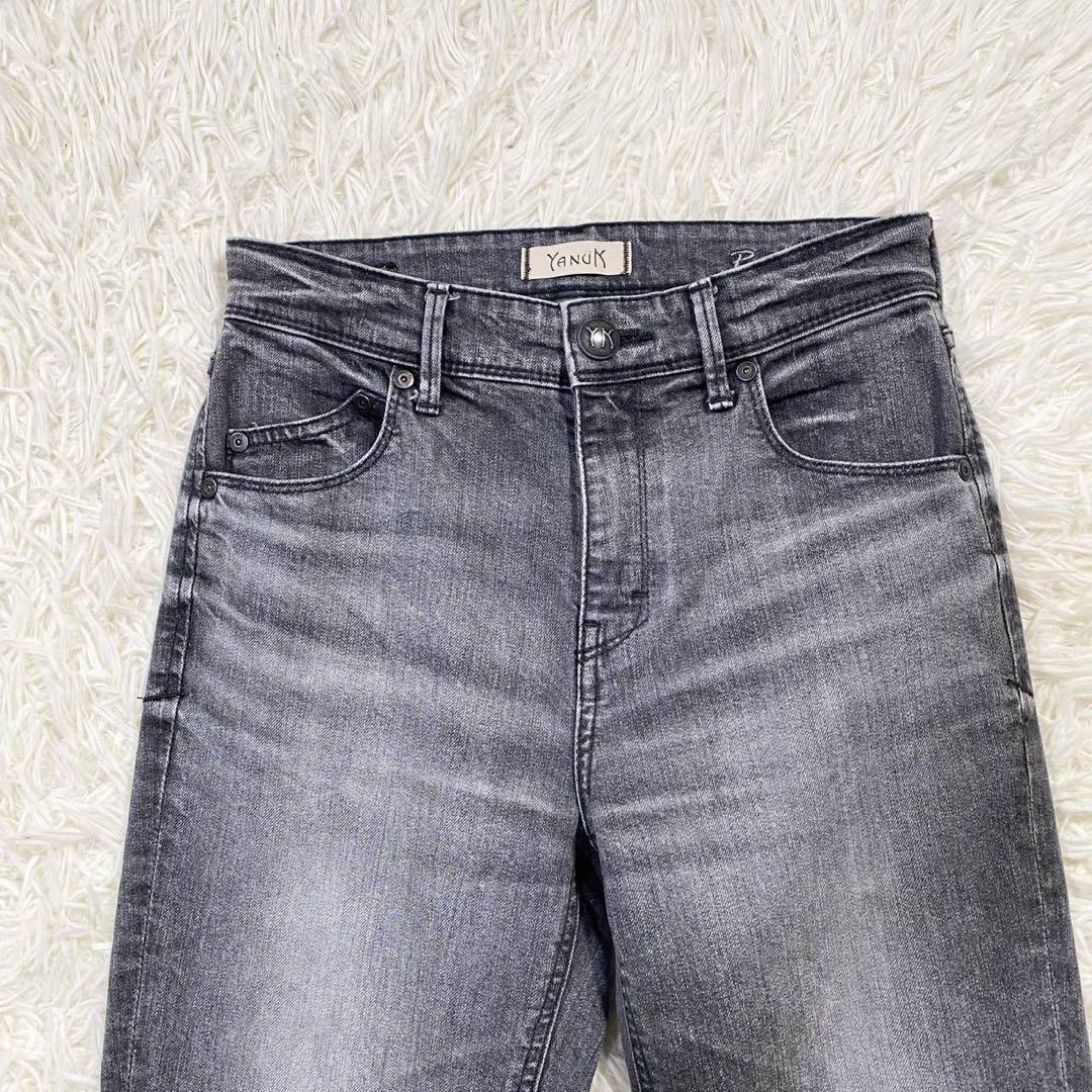 986【極美品】YANUK ヤヌーク 57101069 デニム パンツ 黒 24