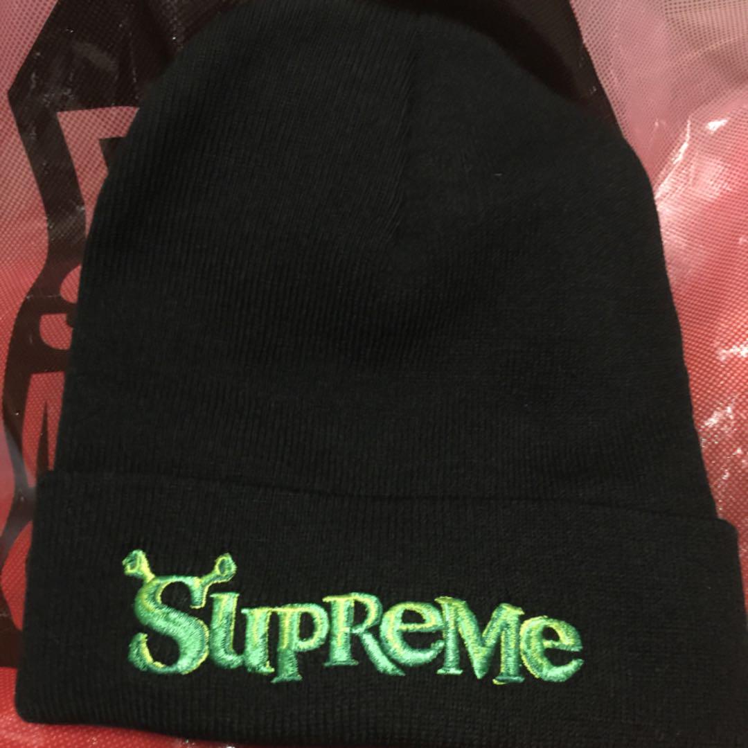 国産 Supreme シュレック ビーニー ニット帽 FJmyx-m33242701487 Shrek Beanie 驚きの破格値