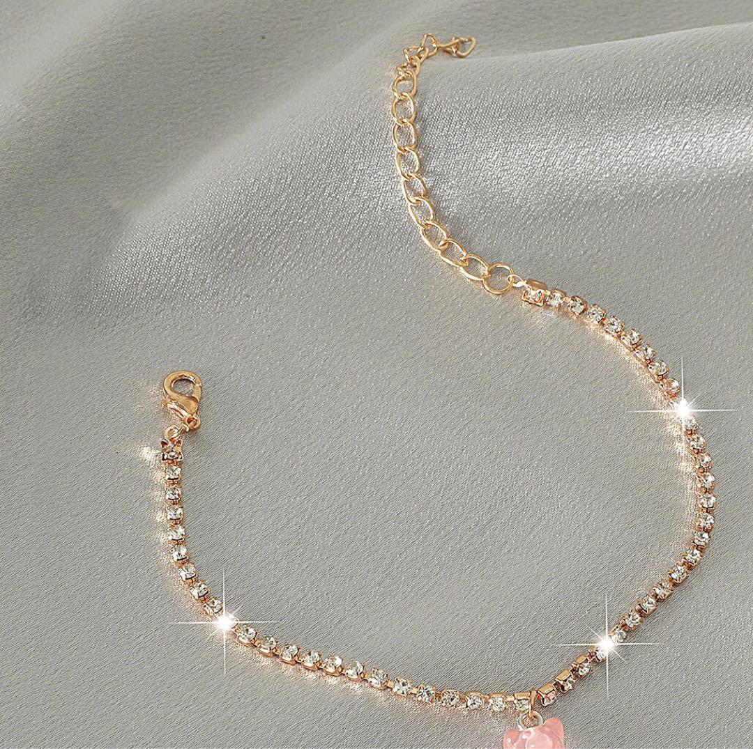 NO.A-64アンクレット単品女男併用ブレスレットアクセサリー海 【メール