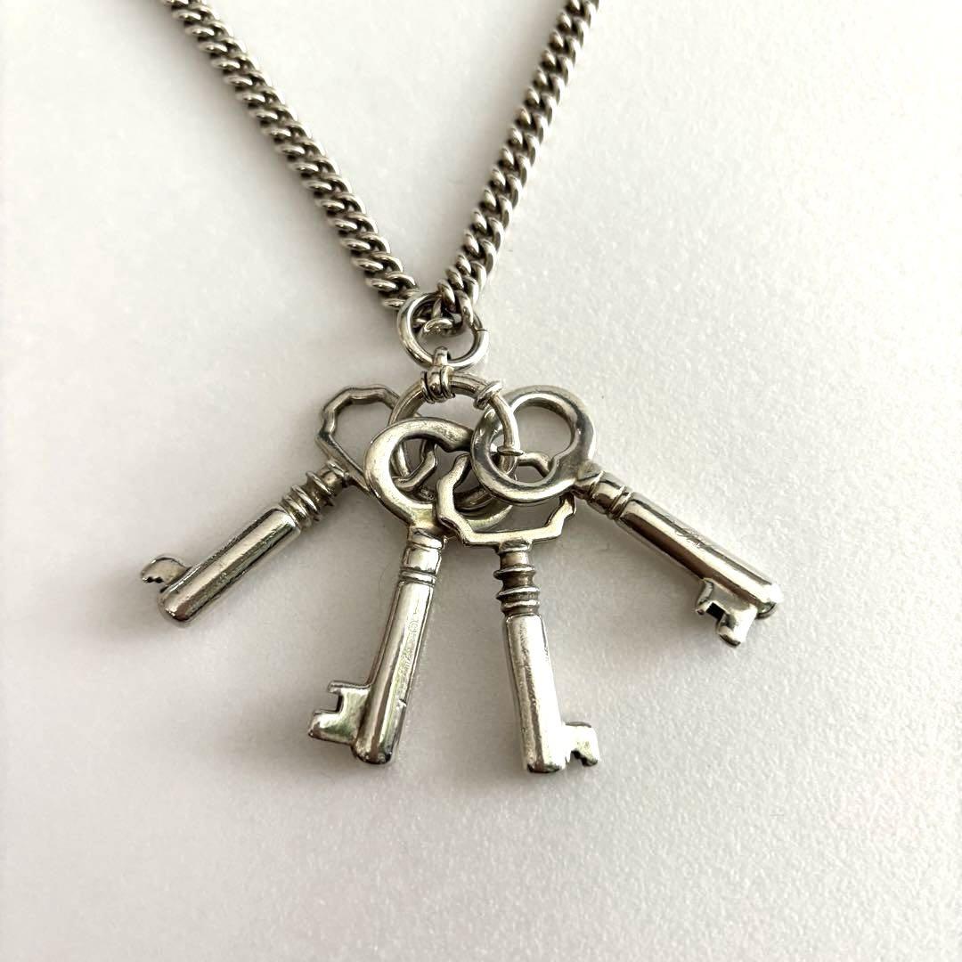 希少【ラルフローレン】ヴィンテージ シルバー ネックレス キーチャーム 希少【ラルフローレン】ヴィンテージ シルバー ネックレス キー