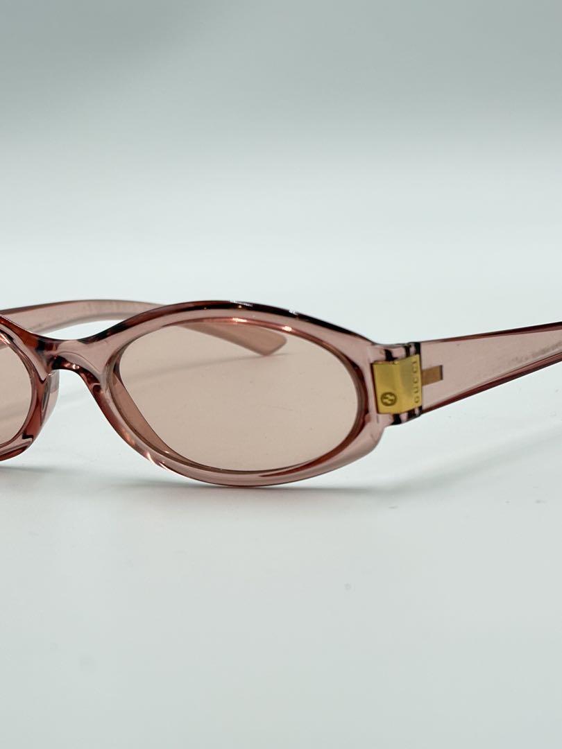 GUCCI ピンク　オーバル　イタリア製メガネGG2529/S AQ8