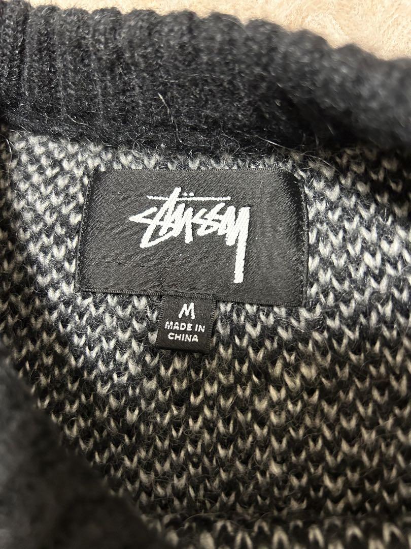 ステューシー　STUSSY ニット　セーター　M サイコロ　ダイス
