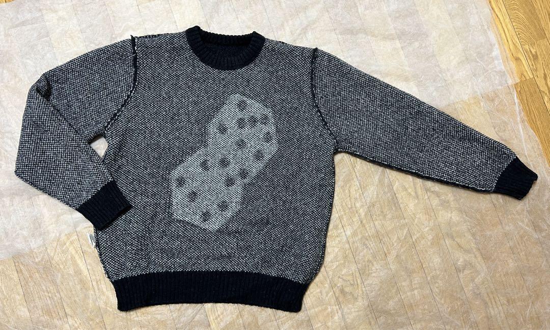 ステューシー　STUSSY ニット　セーター　M サイコロ　ダイス