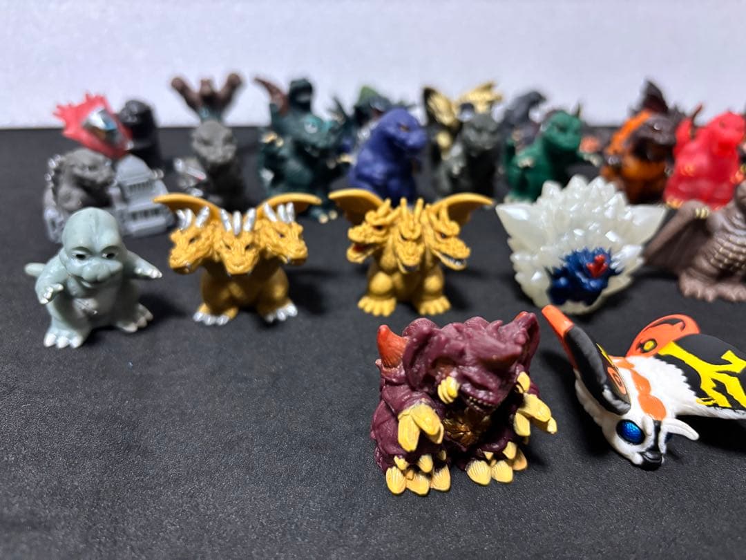 ゴジラ総攻撃 指人形 ソフビ フィギュア GODZILLA 30個セット まとめ