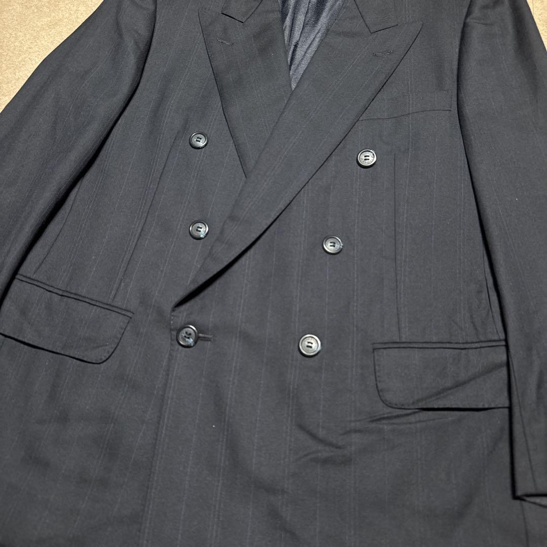 Givenchy テーラードジャケット　スーツ　ストライプ　ダークネイビー