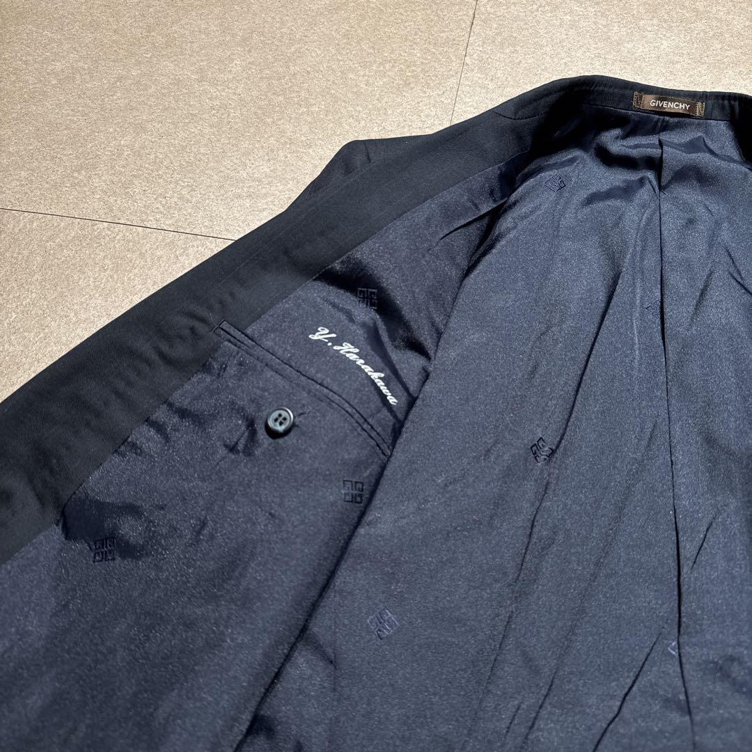 Givenchy テーラードジャケット　スーツ　ストライプ　ダークネイビー