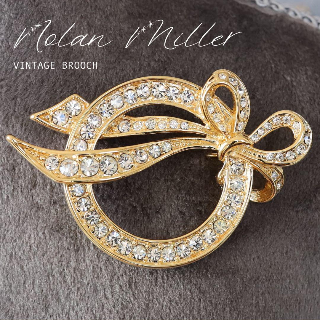 お気に入り 刻印有！NOLAN MILLER ノーランミラー ヴィンテージ ブローチ アクセサリー