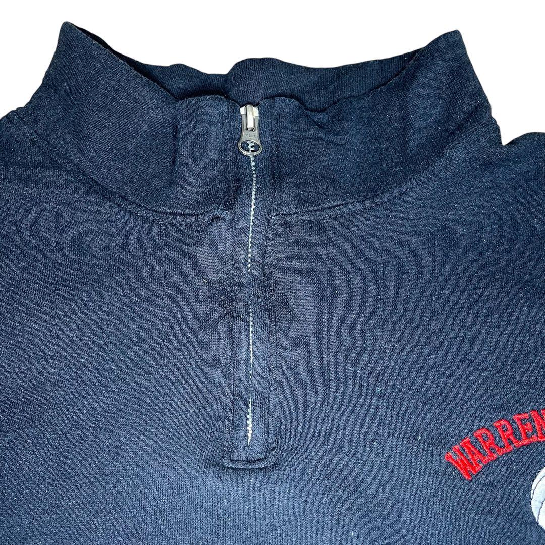 Jerzees NuBlend XL 黒 ハーフジップスウェット
