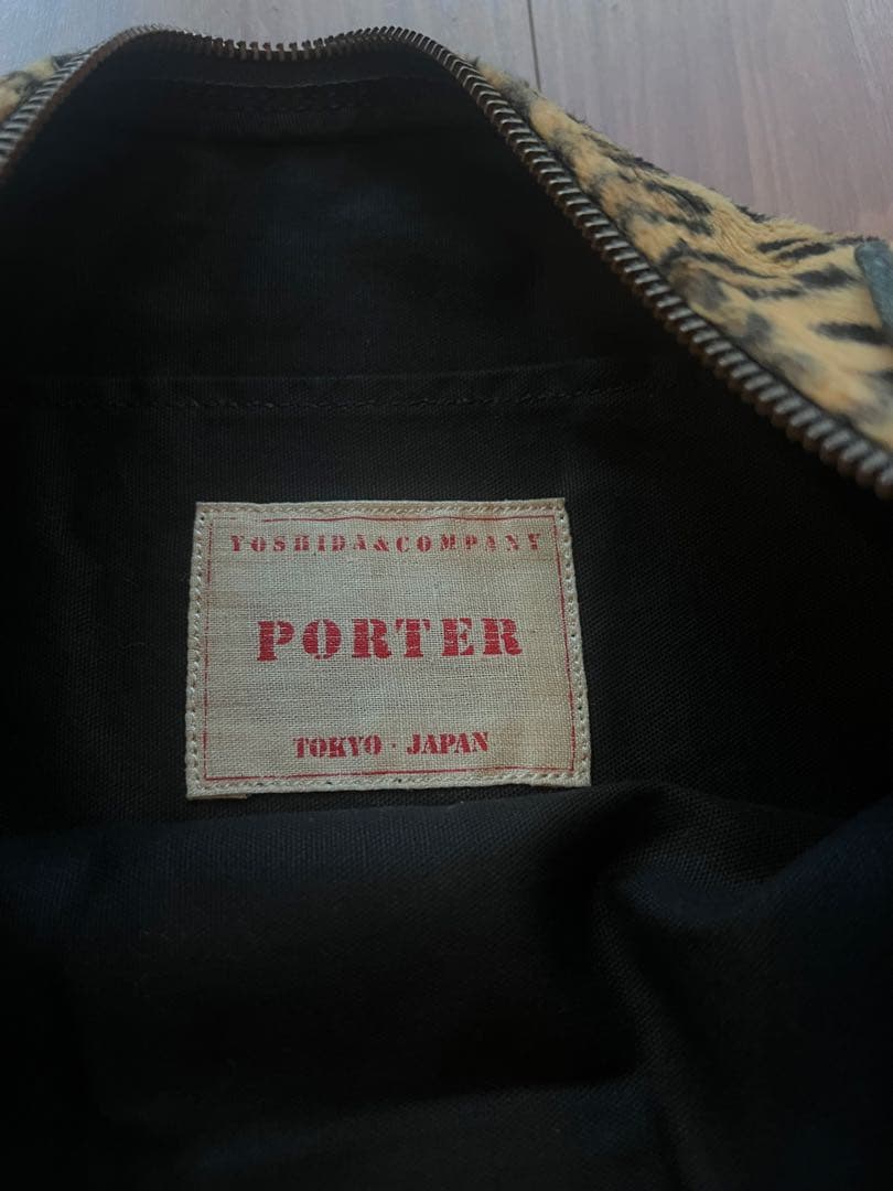 WACKOMARIA × PORTER レオパード レザー　クラッチ　セット