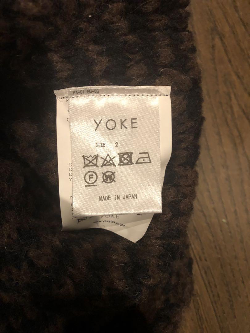 YOKE ヨーク 23AW BIAS HIGHNECK SWEATER