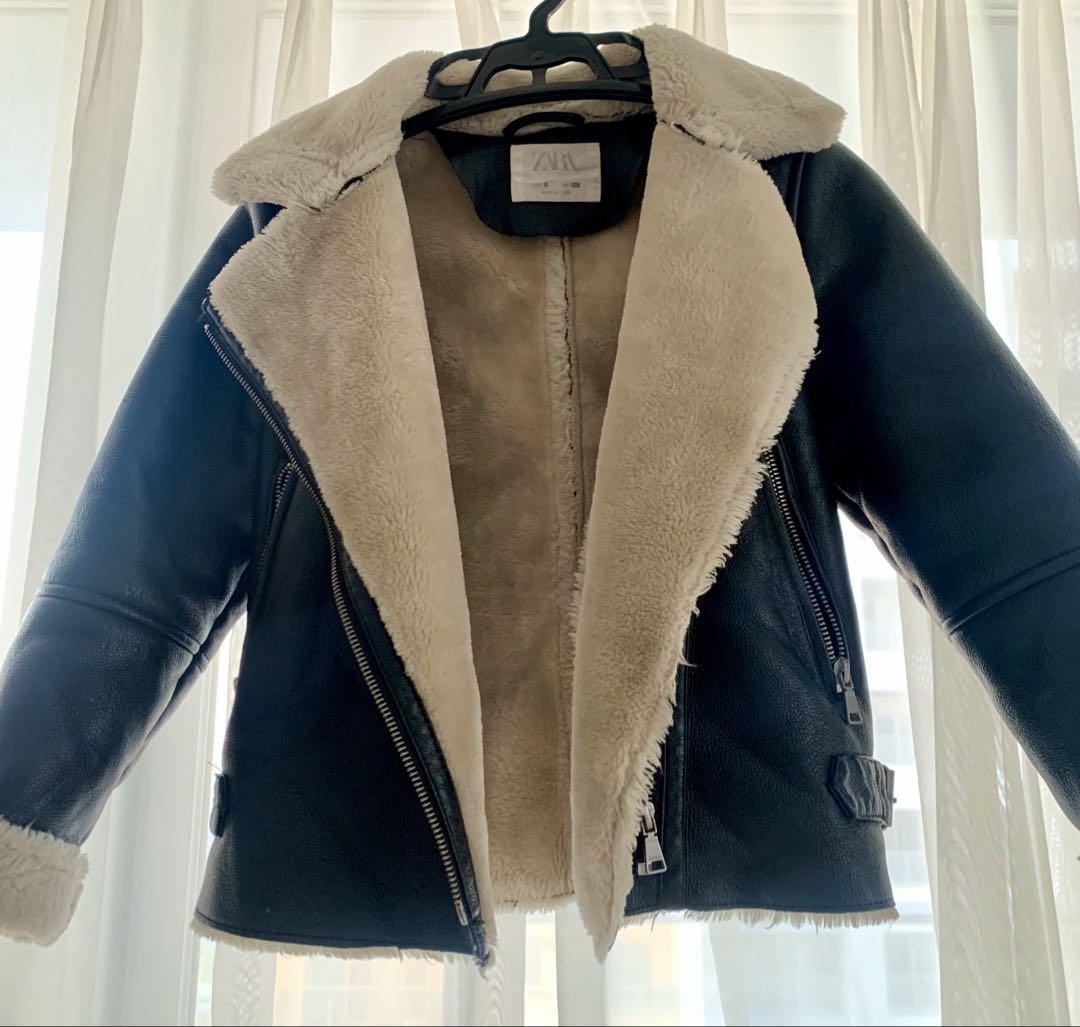 ZARA シープスキン風ジャケット サイズ128