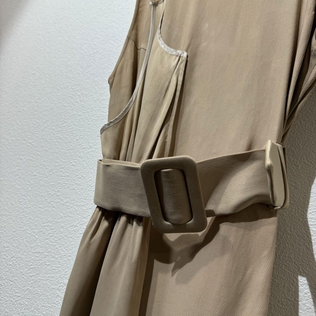 希少 Maison Margiela 異素材ドッキング ノースリーブ ワンピース