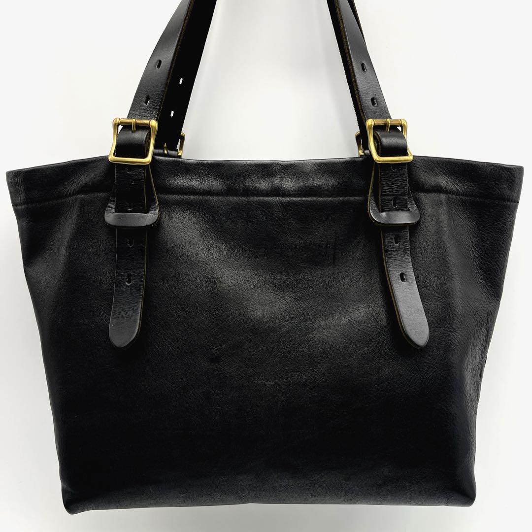 ✨美品✨ SLOW スロウ 本革トートバッグ ブラック