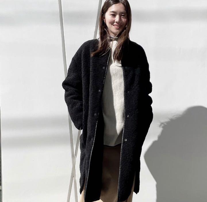 50%OFF】 SETENS 2wayキルト ボアリバーシブルコート - ロングコート