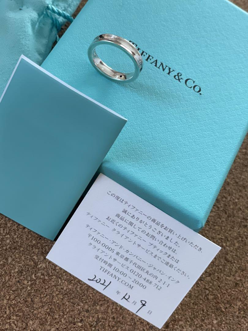 ◆感謝価格◆Tiffany&Co.◆モンタナサファイア2P◆ナローリング◆