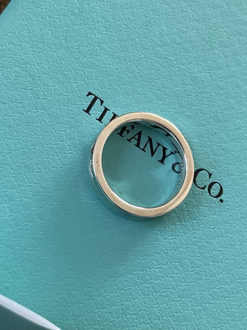 ◆感謝価格◆Tiffany&Co.◆モンタナサファイア2P◆ナローリング◆
