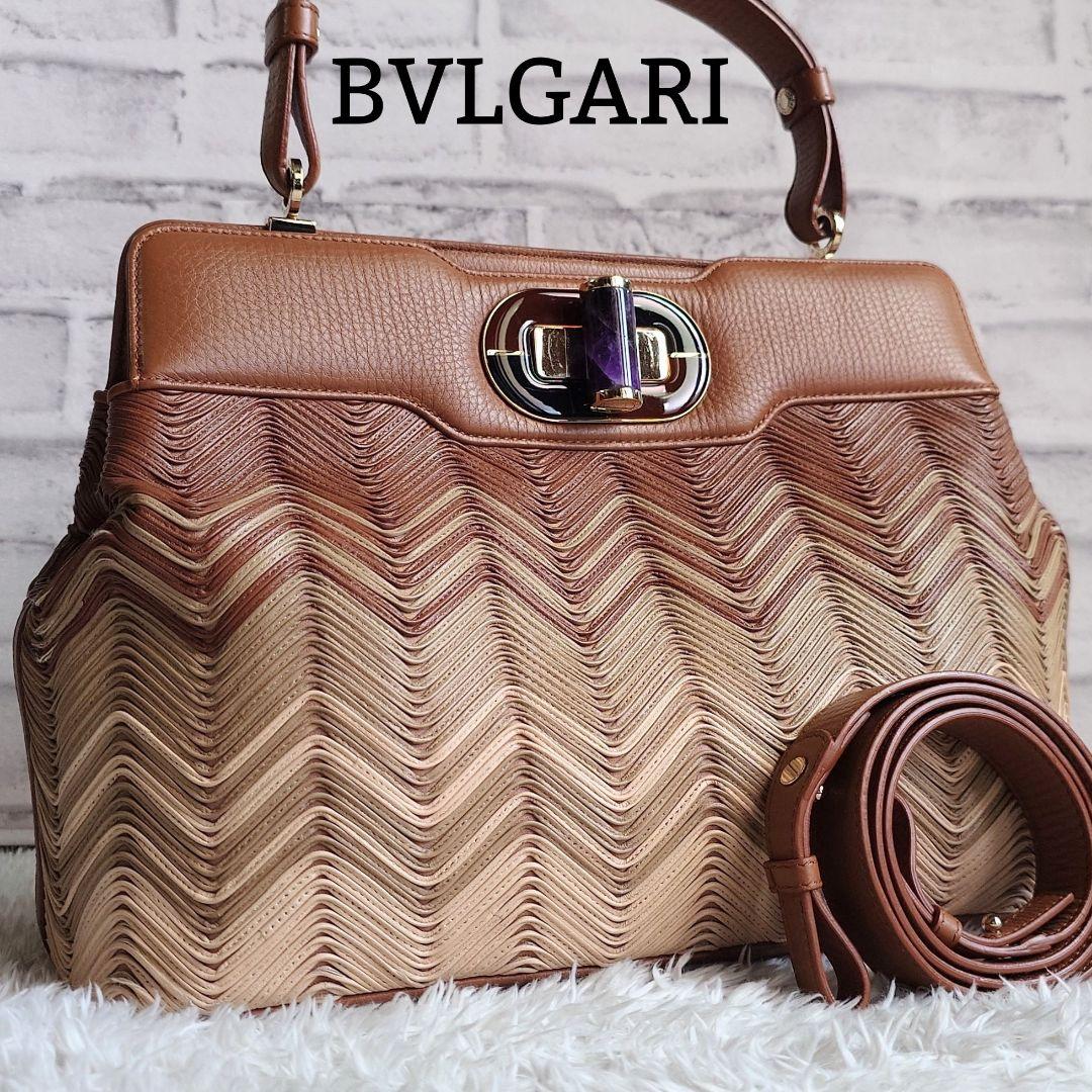 BVLGARI イザベラ・ロッセリーニ 2wayバッグ 希少 ブルガリ 2way イザベラロッセリーニ ショルダーバッグ